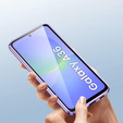 Etui do Samsung Galaxy A36 5G, Magnetic Dual Glass, fioletowe