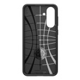 Etui Spigen do Samsung Galaxy A36 5G, Liquid Air, czarne + Szkło Hartowane 9H