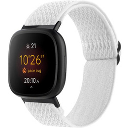 Pasek Nylonowy do Fitbit Versa 3/Versa Sense, Biały