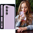 Etui do Samsung Galaxy S23 5G, Silicone Lite, fioletowe