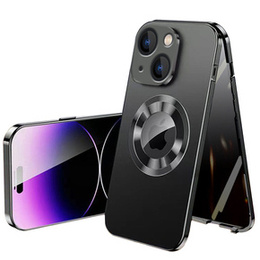 Etui do iPhone 13, Dual Glass, do Magsafe, czarne