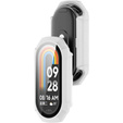 2w1 Etui + Szkło Hartowane do Xiaomi Smart Band 10 / 9 / 8, Białe