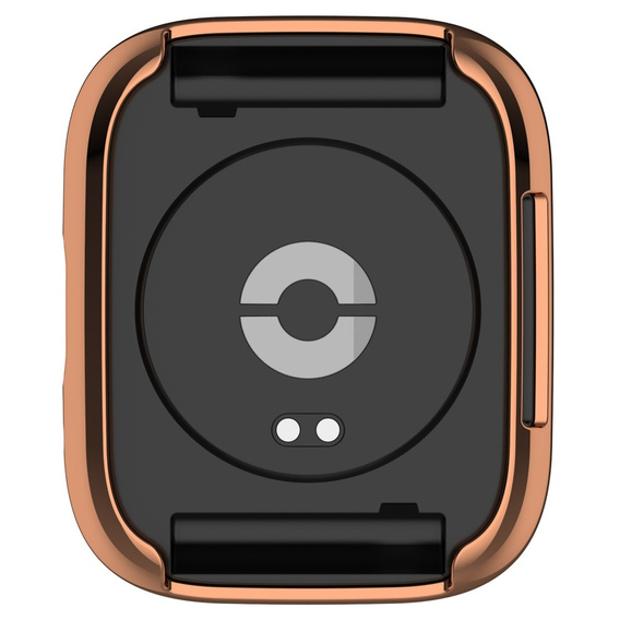 2w1 Etui z Osłoną na ekran do Xiaomi Redmi Watch 3 Active, Różowe rose gold