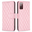 Etui z klapką do Samsung Galaxy S20 FE, Wallet, BINFEN COLOR, różowe