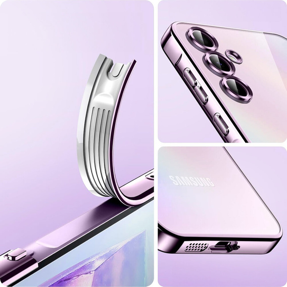Etui do Samsung Galaxy A15 4G/5G, Electro MagSafe, różowe + Szkło na ekran