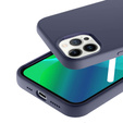 Etui ERBORD do iPhone 13 Pro, Silicone, Dark Blue