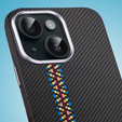 Etui do iPhone 13, Carbon Fiber MagSafe, czarne