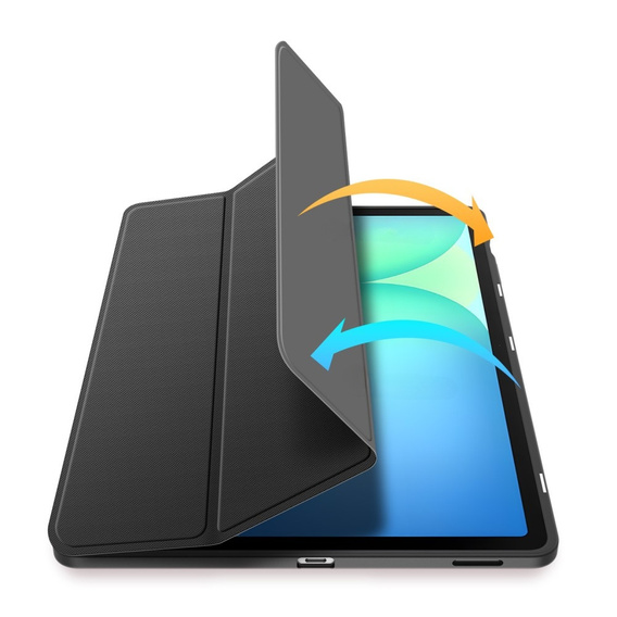 Etui Dux Ducis Toby Series do Samsung Galaxy Tab S10 FE+ Plus – czarne