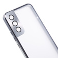 Etui do Samsung Galaxy S22, Magnetic Dual Glass, srebrne