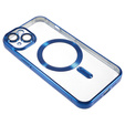 Etui do iPhone 14, Electro MagSafe, niebieskie + Szkło na ekran