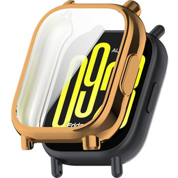 2w1 Etui z Osłoną na ekran do Xiaomi Redmi Watch 5 Lite, Różowe rose gold