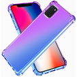 Etui Gradient Dropproof do Samsung Galaxy A22 5G, Fioletowe / niebieskie