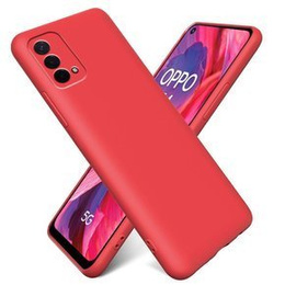 Etui do Oppo A54 5G / A74 5G / A93 5G, Silicone Lite, czerwone