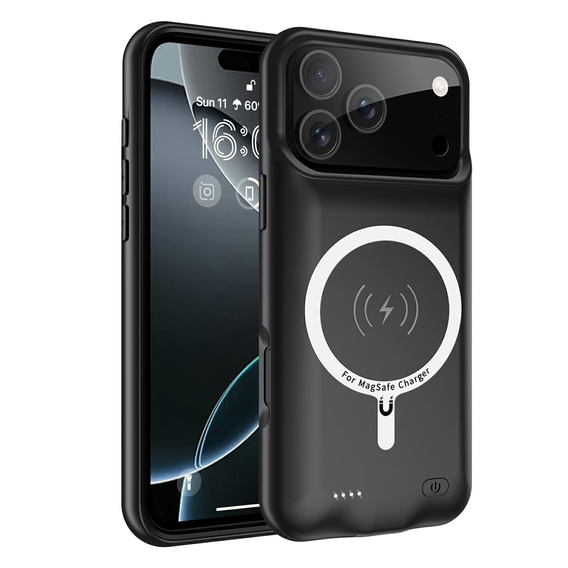 Etui z baterią do iPhone 17 Pro Max Powerbank 6000mAh MagSafe