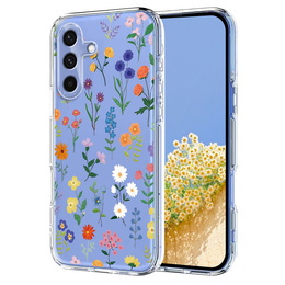 Etui do Samsung Galaxy S25 FE z motywem kwiatowym – wielokolorowe