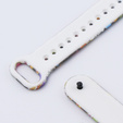 Pasek Silikonowy do Xiaomi Smart Band 10 / 9 / 8, Kolorowe czaszki