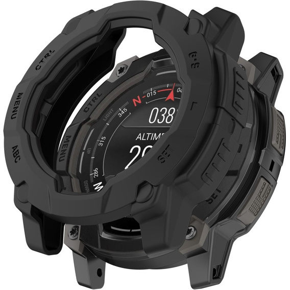 Etui pancerne do Garmin Instinct 3 Solar / Instinct 3 AMOLED 45mm – czarne
