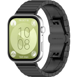 Stalowa Bransoleta do Huawei Watch Fit 4 / 4 Pro / 3, Czarna