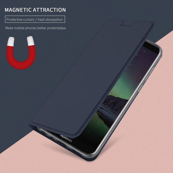 Granatowe Etui SkinPro do Huawei Y9 2018