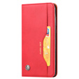Etui Wallet do Samsung Galaxy A53 5G, Outer Card Slot, Red