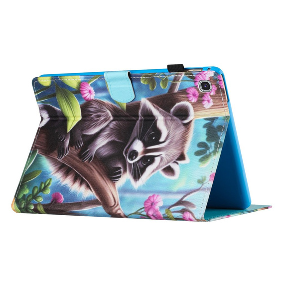 Etui do Samsung Galaxy Tab S6 Lite 10.4" 2020/2022/2024, z klapką, raccoon