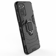 Etui do Xiaomi Redmi Note 10/10S, Kickstand Ring, czarne