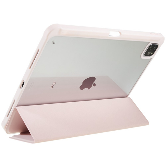 Etui do iPad Pro 12.9" 2022/2021/2020 (6/5/4 gen.), Smartcase Hybrid, z miejscem na rysik, różowe