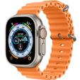 Pasek Silikonowy do Apple Watch 1/2/3/4/5/6/7/8/9/10/SE 38/40/41/42mm, Pomarańczowy