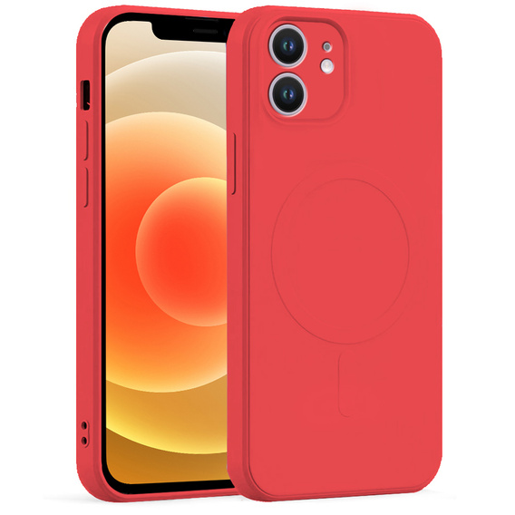 Etui Silicone Mag Cover do iPhone 11, Czerwony