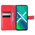 Etui z klapką do Realme GT Neo 3, Crazy Horse Wallet, czerwone