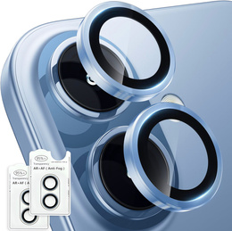 2x Szkło na aparat ERBORD OPTIK Pro do iPhone 17, niebieskie