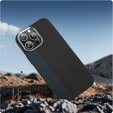Etui do iPhone 13 Pro, Carbon Fiber MagSafe, czarne / niebieskie
