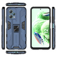 Etui do Xiaomi Redmi Note 12 5G / POCO X5 5G, pancerne z podstawką i ochroną aparatu, niebieskie