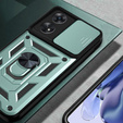 Etui pancerne do Oppo Reno8 T, CamShield Slide, zielone