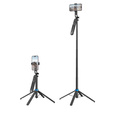Selfie stick Hoco K22 Handy tripod z pilotem bezprzewodowym - czarny