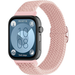 Pasek nylonowy do Huawei Watch Fit 4 / 4 Pro / 3, Różowy