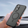 Etui do Xiaomi Poco F7 do MagSafe, ERBORD Matt Case - czarne