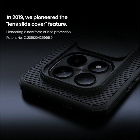Etui NILLKIN do Xiaomi Redmi Note 15 Pro Plus 5G, Camshield Pro, czarne