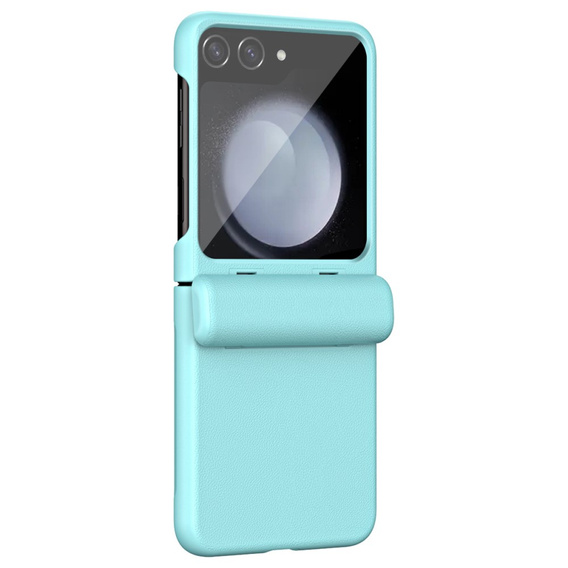 Etui do Samsung Galaxy Z Flip7 FE / Z Flip6, Slim Leather, zielone