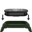 Pasek Silikonowy do Xiaomi Mi Band 5/6/7/7 NFC, Zielony