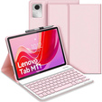 Etui z klawiaturą Bluetooth do Lenovo Tab M11 – różowe