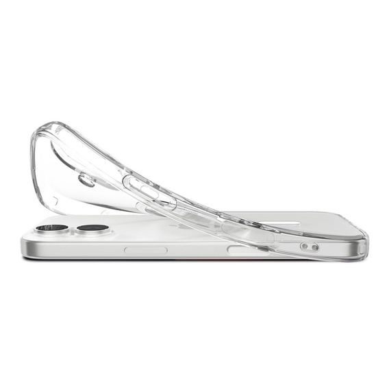Etui Spigen do iPhone 17, Liquid Crystal Mag MagSafe, Clear/White