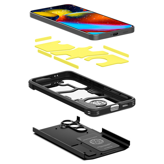 Etui Spigen do Samsung Galaxy S24+ Plus, Tough Armor, Czarne