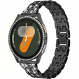 Bransoleta + Etui z wbudowanym szkłem do Samsung Galaxy Watch 7 40mm, Czarna