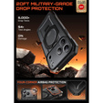 Etui Supcase do iPhone 17 Pro, Unicorn Beetle Grip Mag, Black