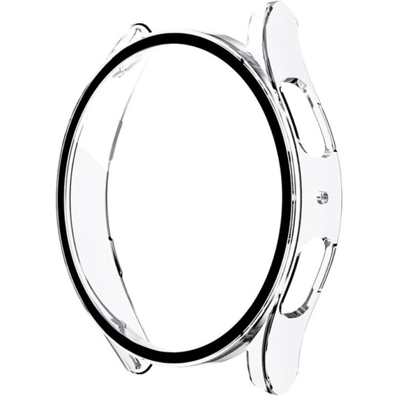 2w1 Etui + Szkło Hartowane do Samsung Galaxy Watch 5 40mm, Przezroczyste