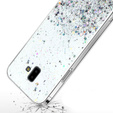 Etui do Samsung Galaxy J6 Plus, Glittery, przezroczyste