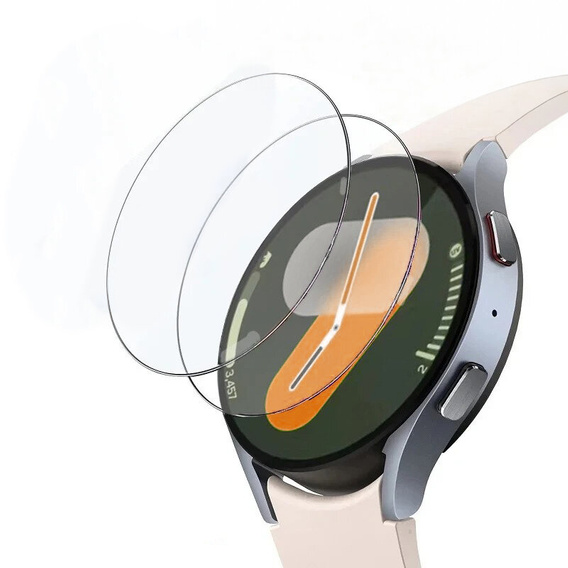 2x Szkło Hartowane z ramką do montażu ERBORD do Samsung Galaxy Watch 7 40mm