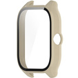 2w1 Etui + Szkło hartowane do Amazfit GTS 4, Beżowe