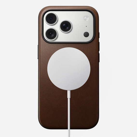 Etui Nomad do iPhone 17 Pro, Modern Leather Case, brązowe